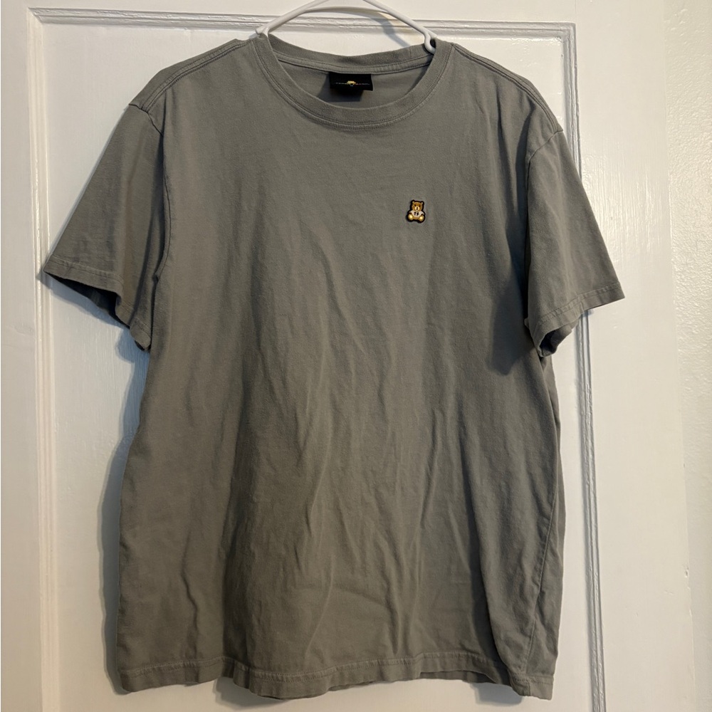 Teddy Fresh Gray Tee with Bear Patch